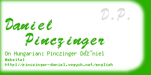 daniel pinczinger business card